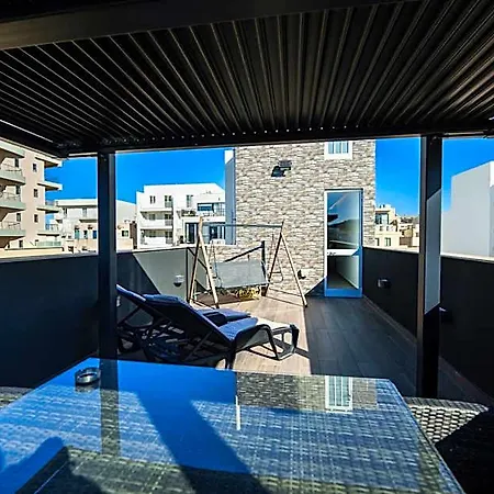 Moonlit Terrace Escape * St. Paul's Bay